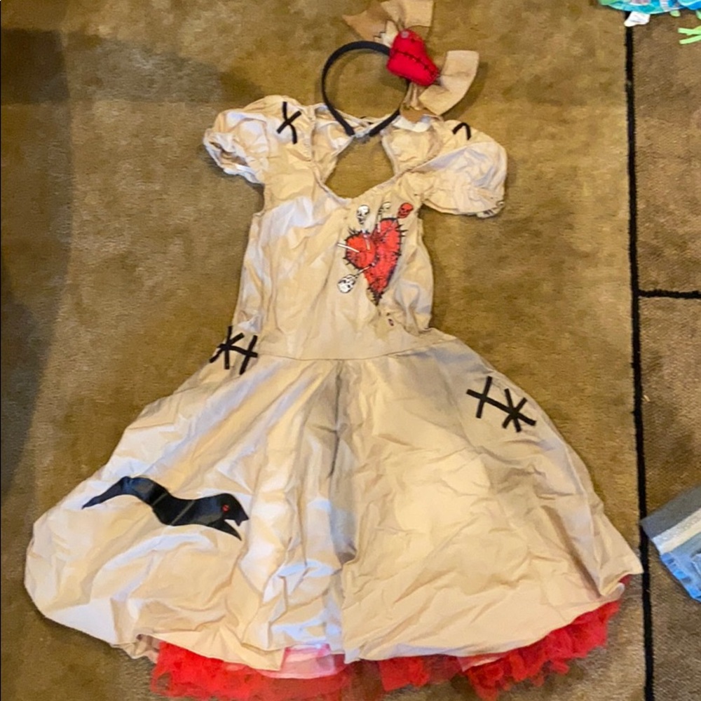 Voodoo Doll costume | headband + voodoo doll necklace to match 📍
